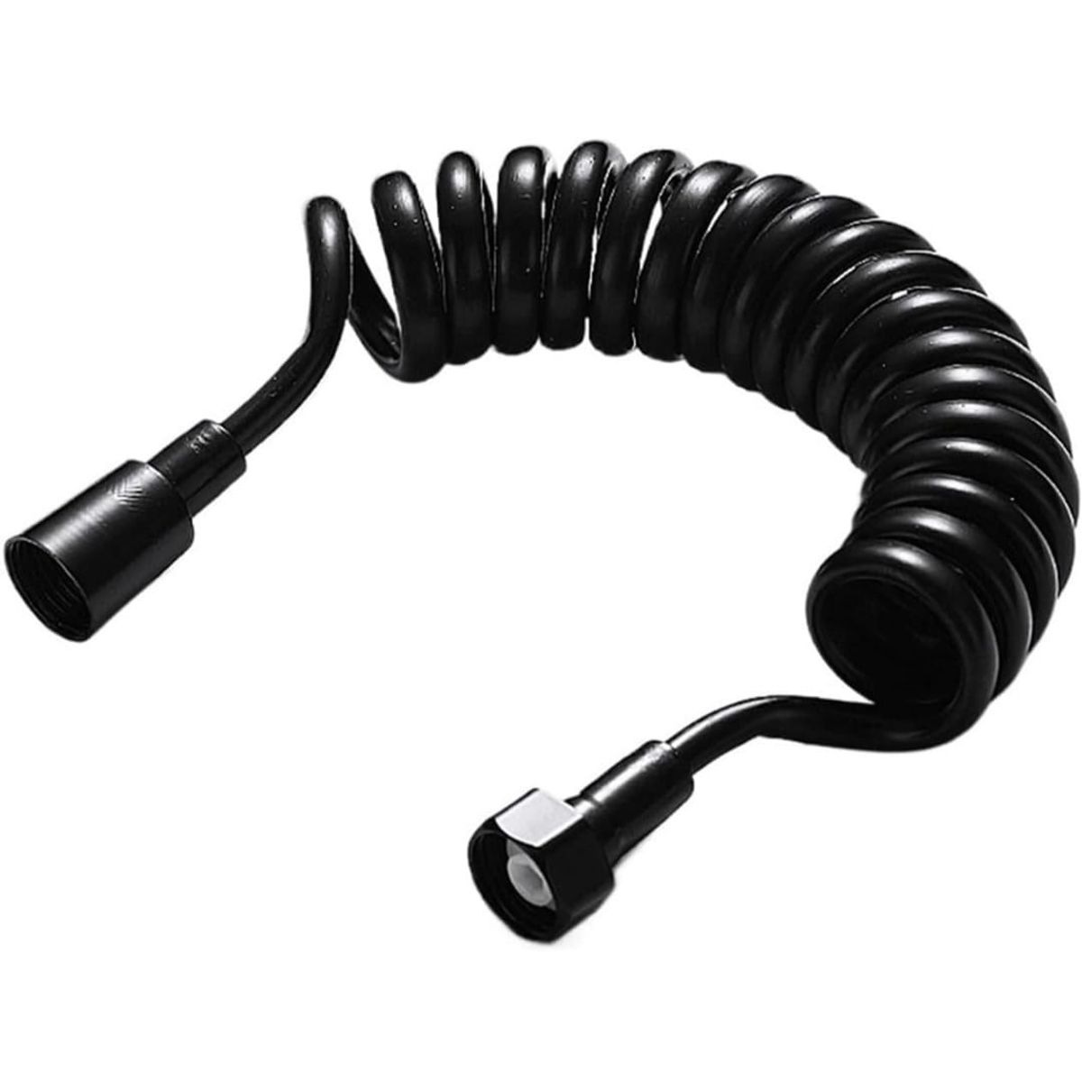 GENERICO - Manguera para Bidé de ducha extensible en negro mate 150cm