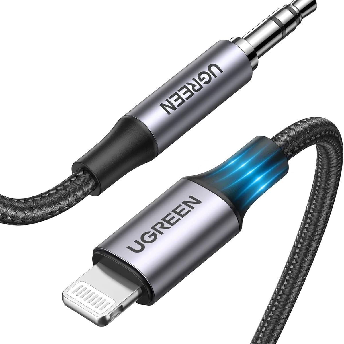 UGREEN - Ugreen 70509 Cable De Audio 3.5mm A Lightning P 1 Metro