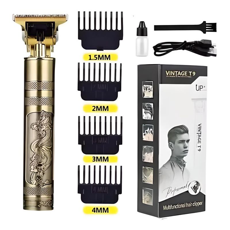 GENERICO - MÁQUINA DE AFEITAR PROFESIONAL CORTADORA DE CABELLO Y BARBA PORTÁTIL