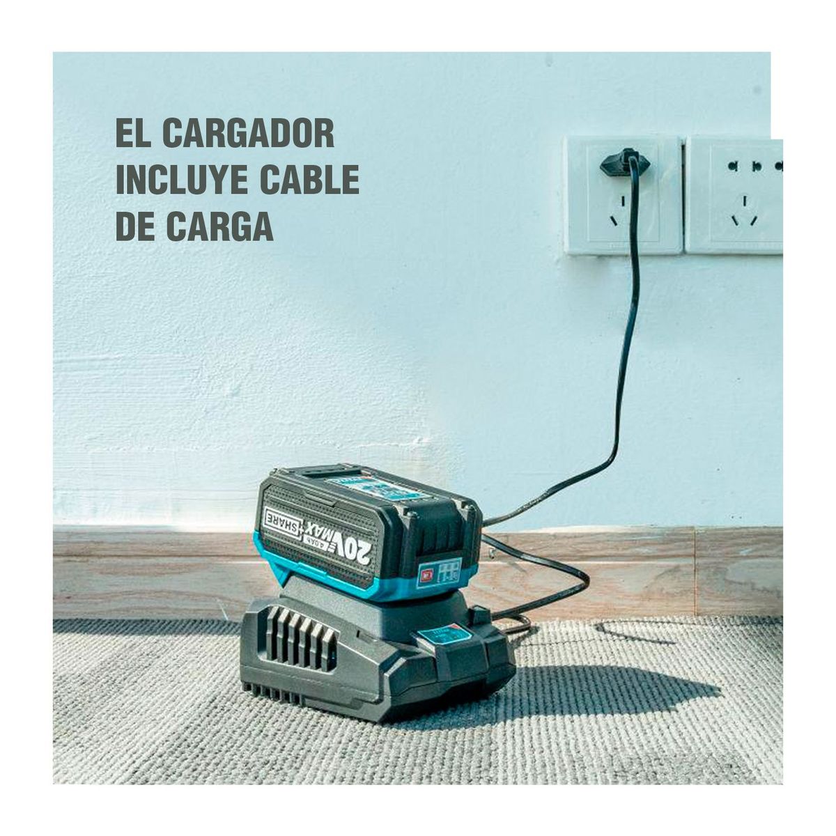 TOTAL TOOLS - BATERÍA 20V 40AH MULTIHERRAMIENTAS + CARGADOR RÁPIDO TOTAL