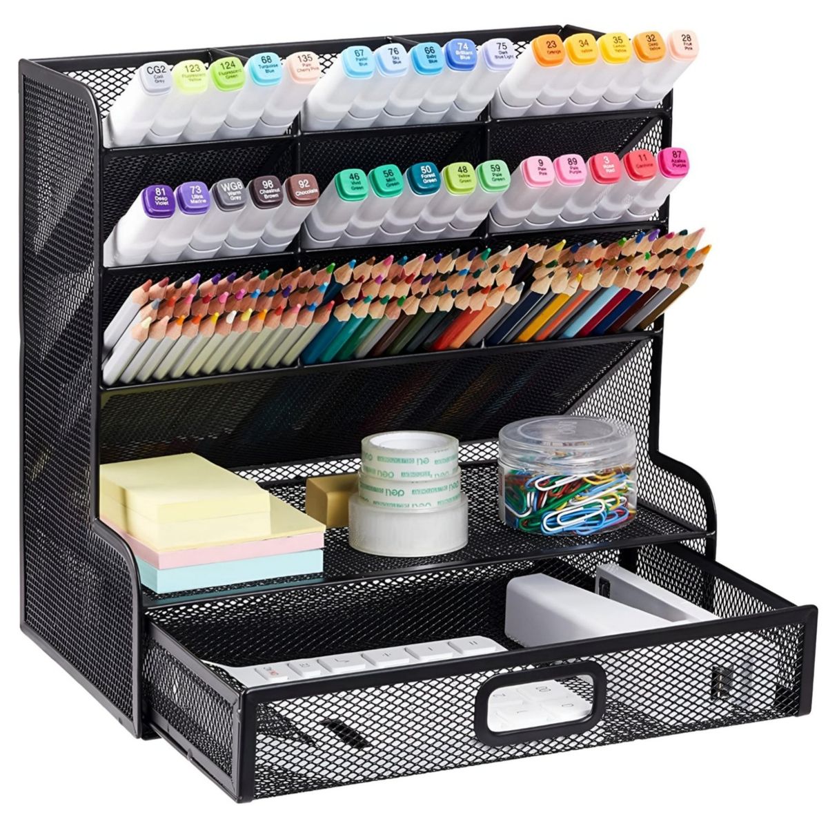 GENERICO - Organizador de escritorio multifuncional Porta lápices