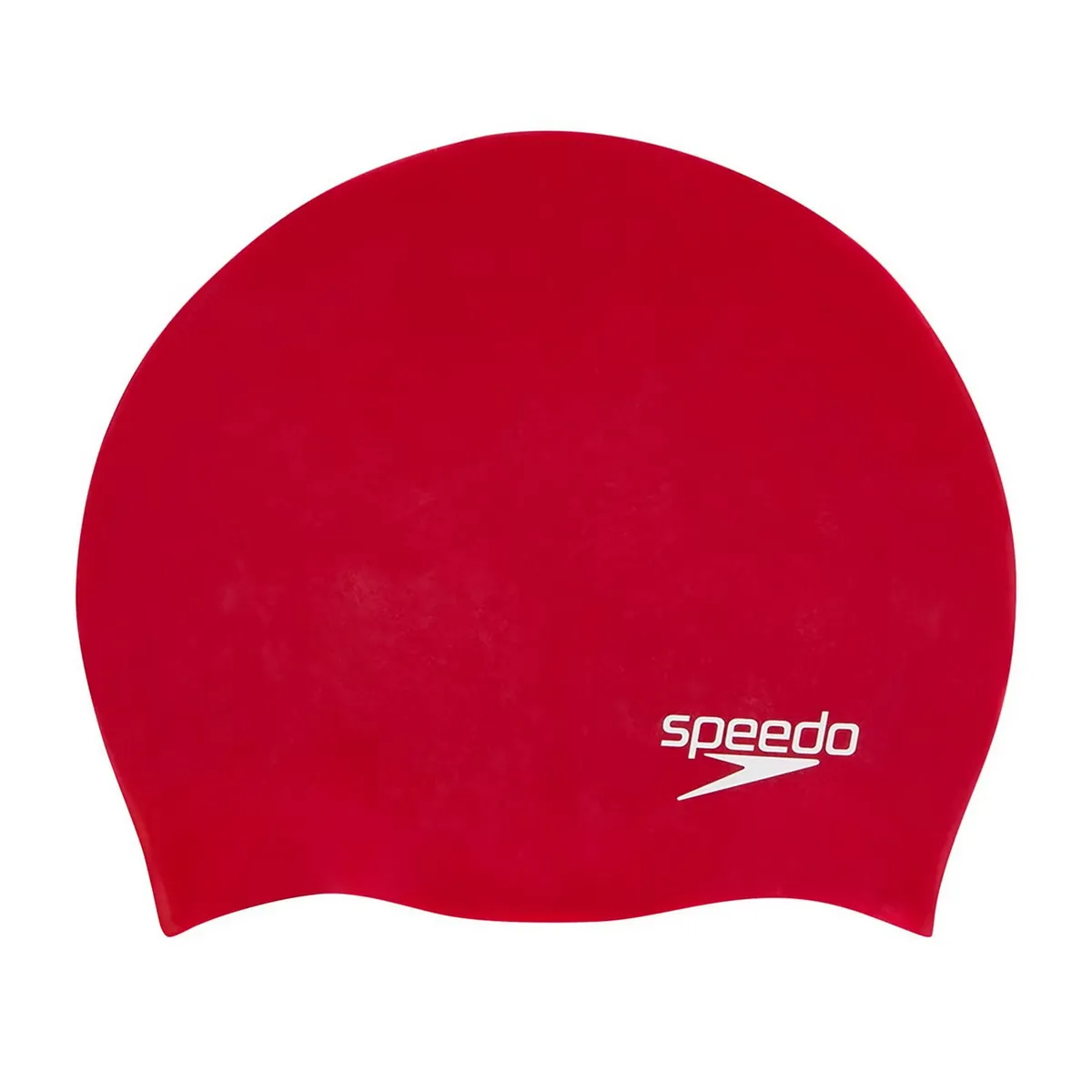 SPEEDO - Gorro para Natacion Speedo Plain Moulded Rojo