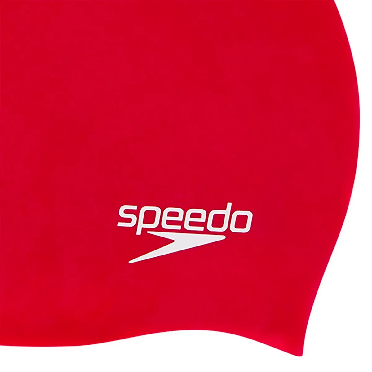 SPEEDO - Gorro para Natacion Speedo Plain Moulded Rojo