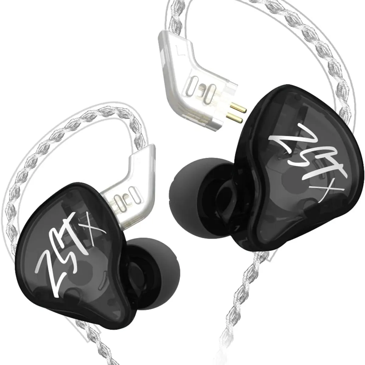 KZ - Audifonos KZ ZST X  y Adaptador Bluetooth AZ09 Tipo C