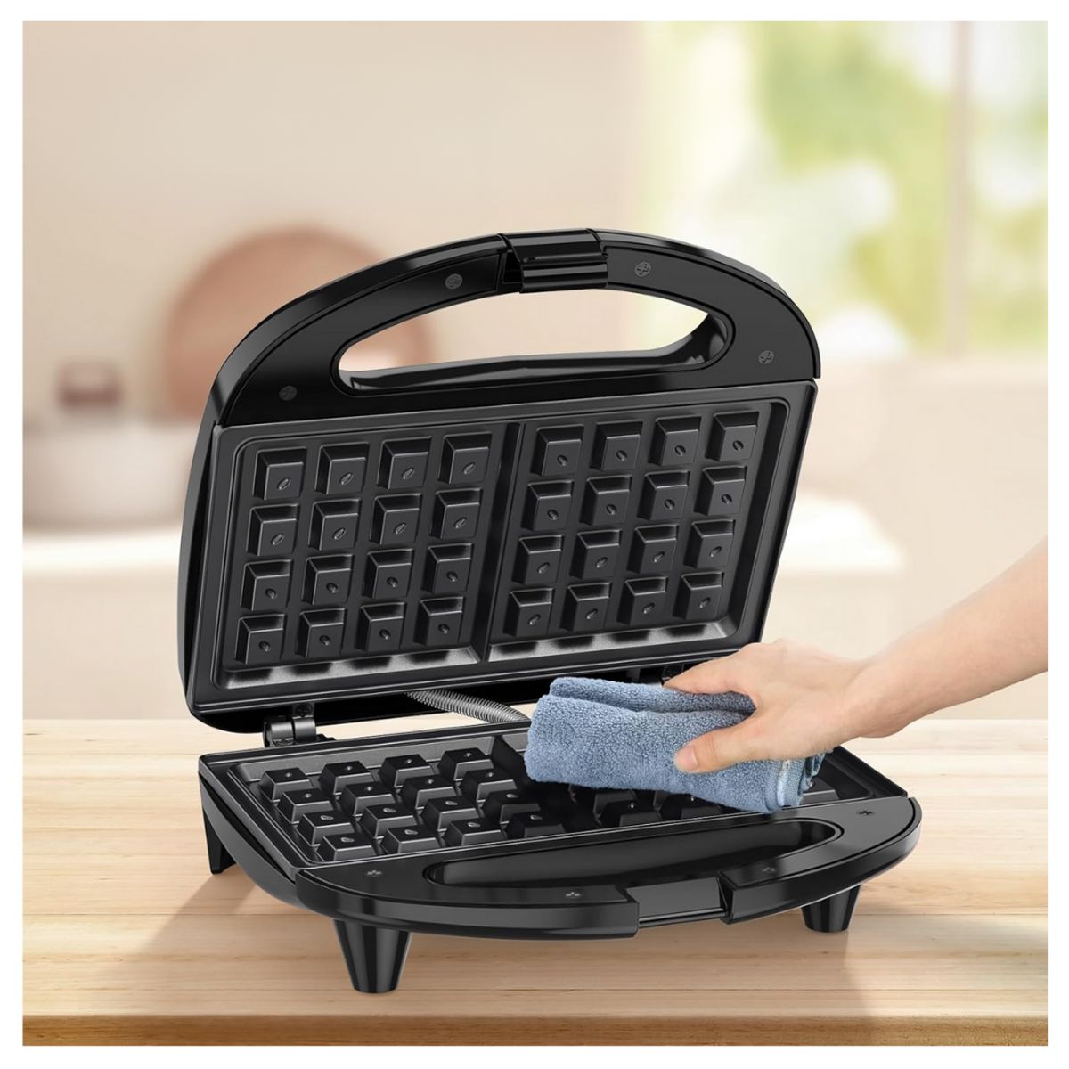 RAFF - Maquina Electrica Waflera Doble Cara 750W RAF R284