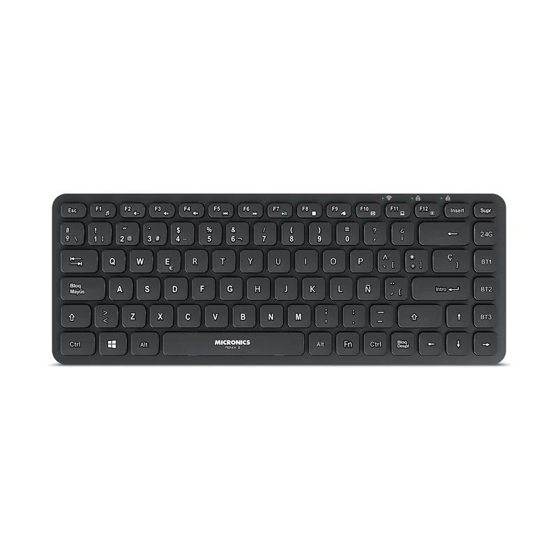 MICRONICS - Teclado Dual Wireless/Bluetooth Recargable Fenix 3 Micronics