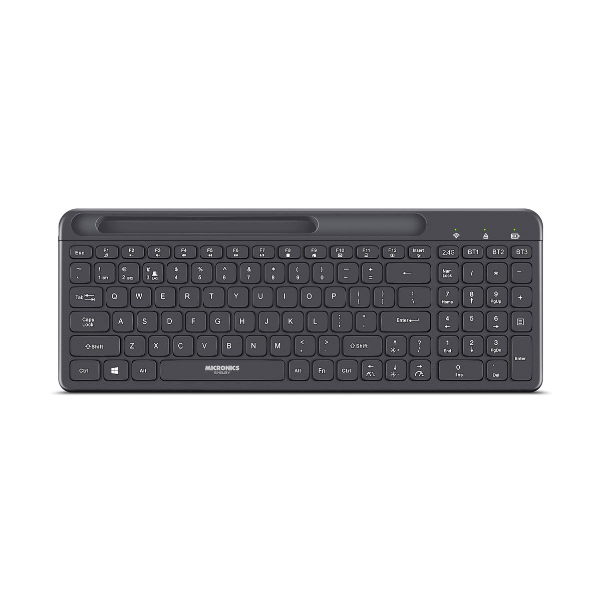 MICRONICS - Teclado Dual Wireless Bluetooth Recargable Shelby Micronics