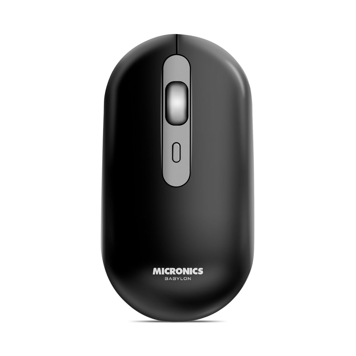 MICRONICS - Mouse Dual Inalámbrico Bluetooth Recargable Babylon Black