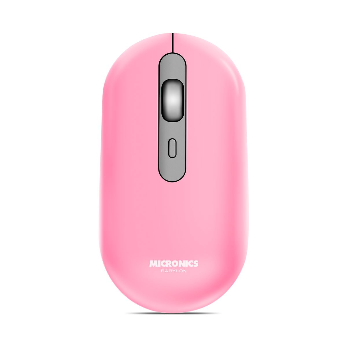 MICRONICS - Mouse Dual Inalámbrico Bluetooth Recargable Babylon Pink