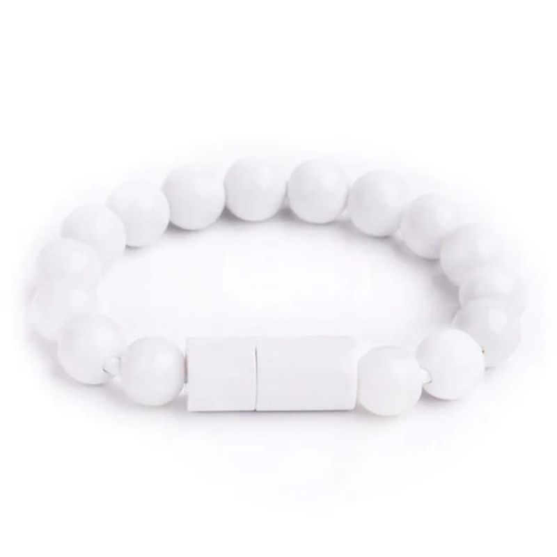 GENERICO - Pulsera Brazalete Cuencas Cable Cargador USB a Tipo C de 22 cm