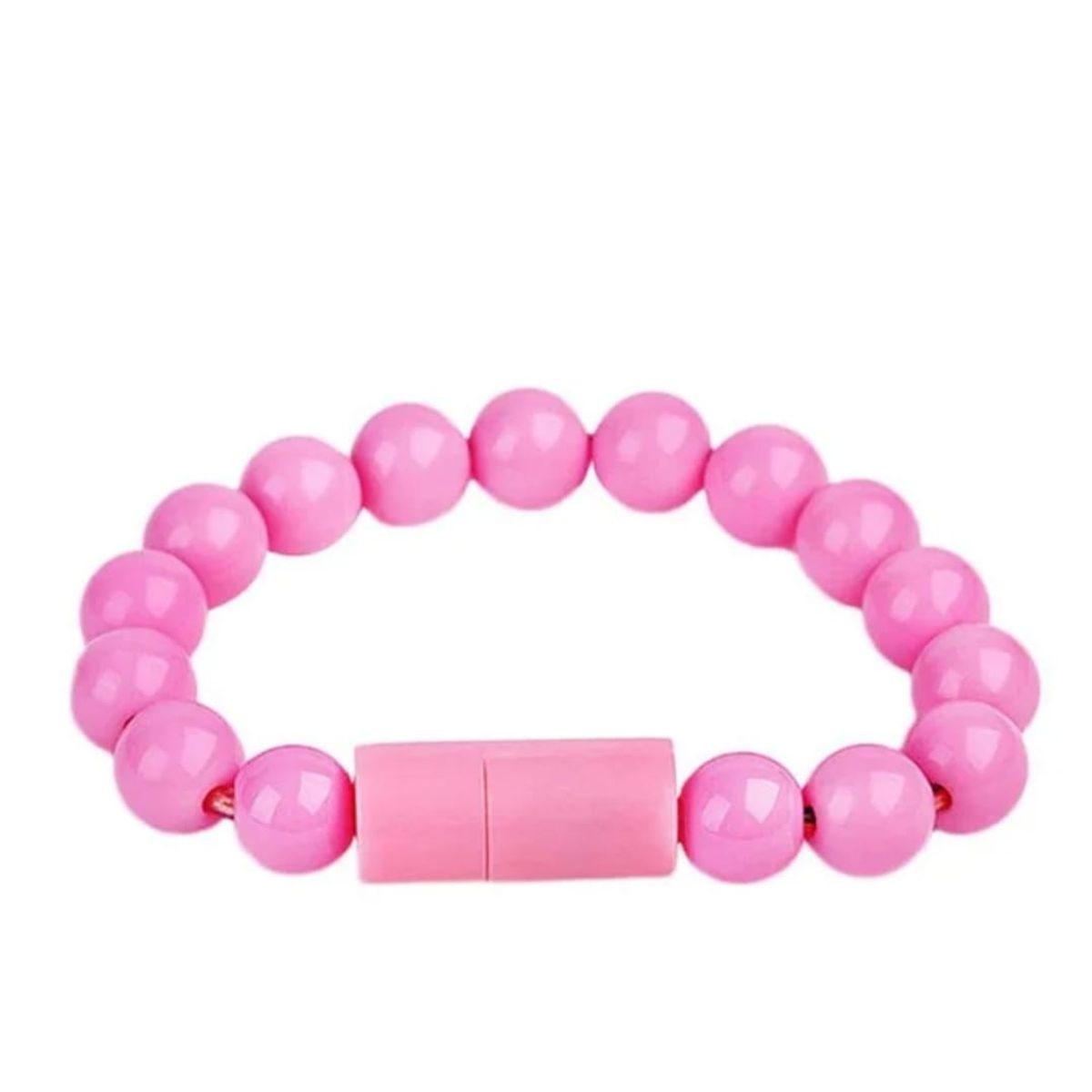 GENERICO - Pulsera Brazalete Cuencas Cable Cargador USB a Tipo C de 22 cm