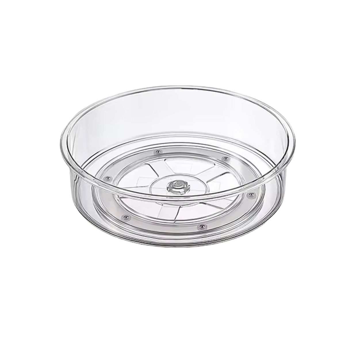 GENERICO - Bandeja de Acrilico Giratorio 35 cm diametro