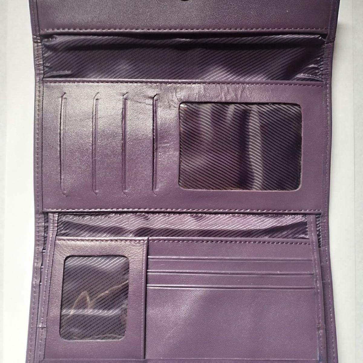 GENERICO - Billetera Negra de cuero Martelly para Dama