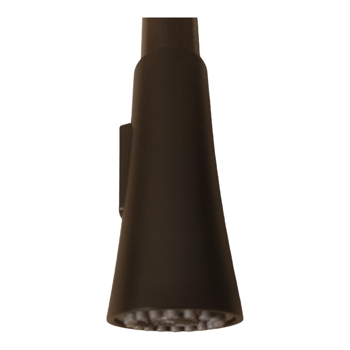 GENERICO - Grifo Cocina Premium flexible Aireador dos funciones Acero Negro Mate