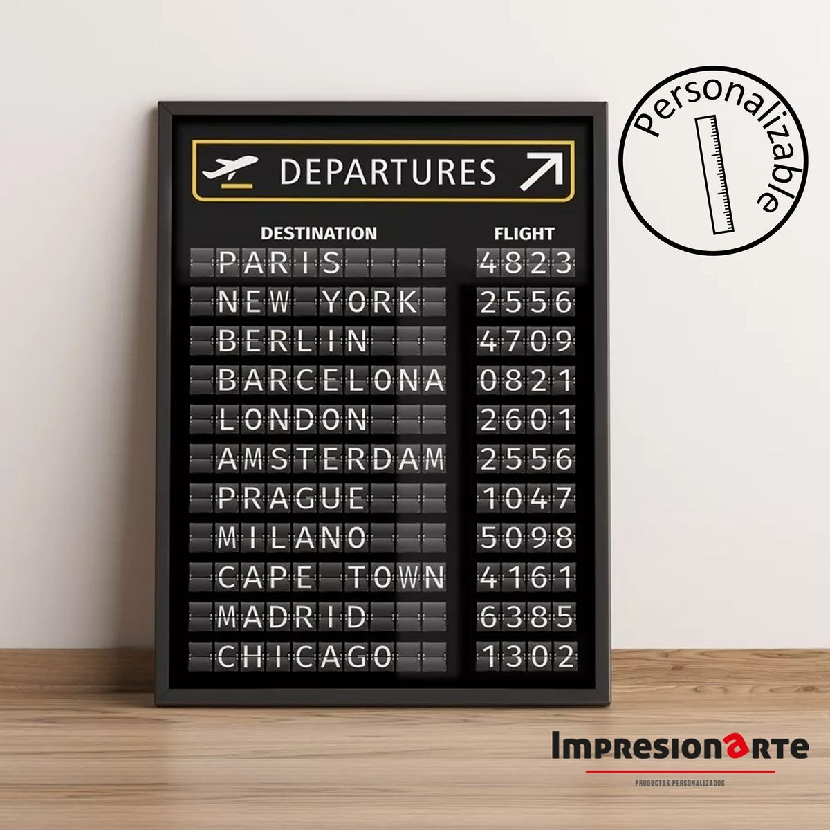 IMPRESIONARTE - Cuadro Aeropuerto Decorativo