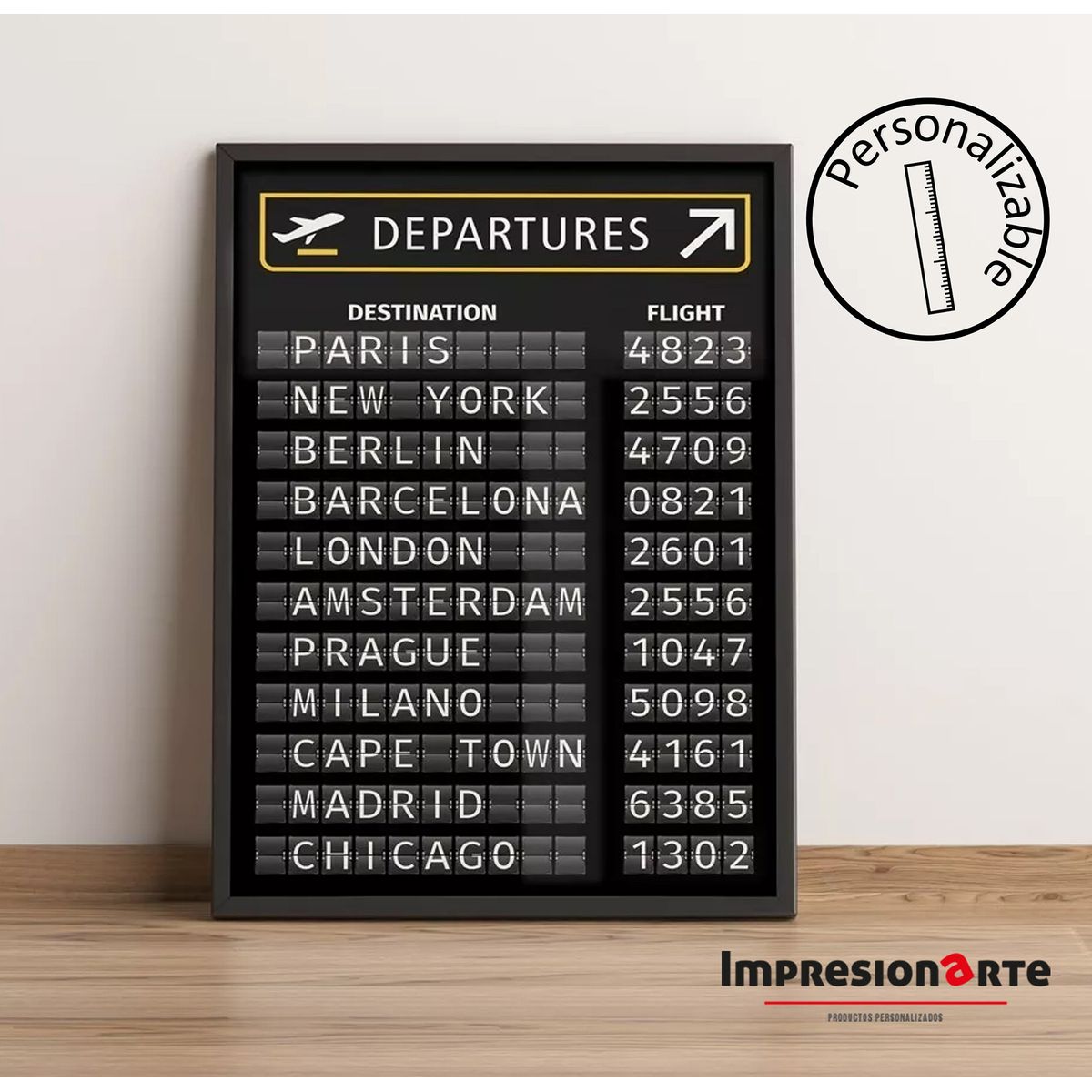 IMPRESIONARTE - Cuadro Aeropuerto Decorativo