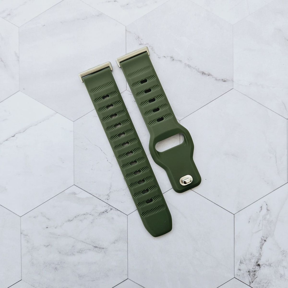 GENERICO - Correa Silicona SPG para HUAWEI FIT 2 - Verde