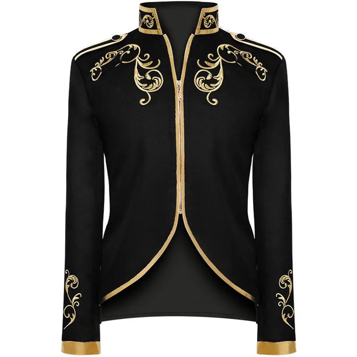GENERICO - Chaqueta Con Bordado Dorado Hombre Elegante Corte Príncipe