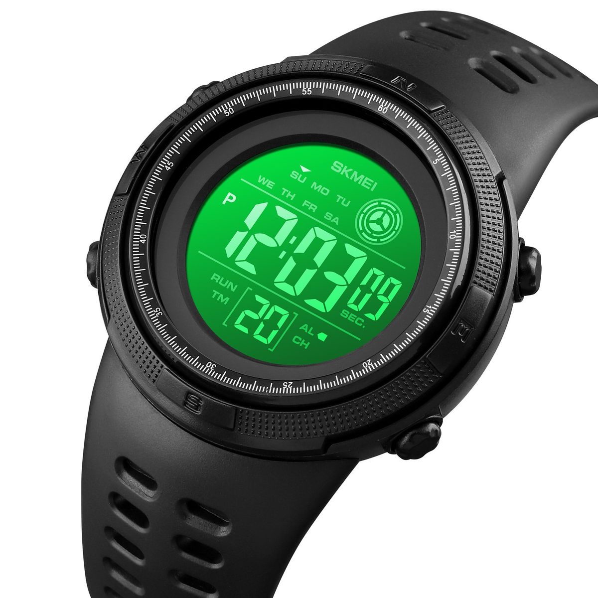 SKMEI - Reloj Skmei 1773 Negro con luces para niños