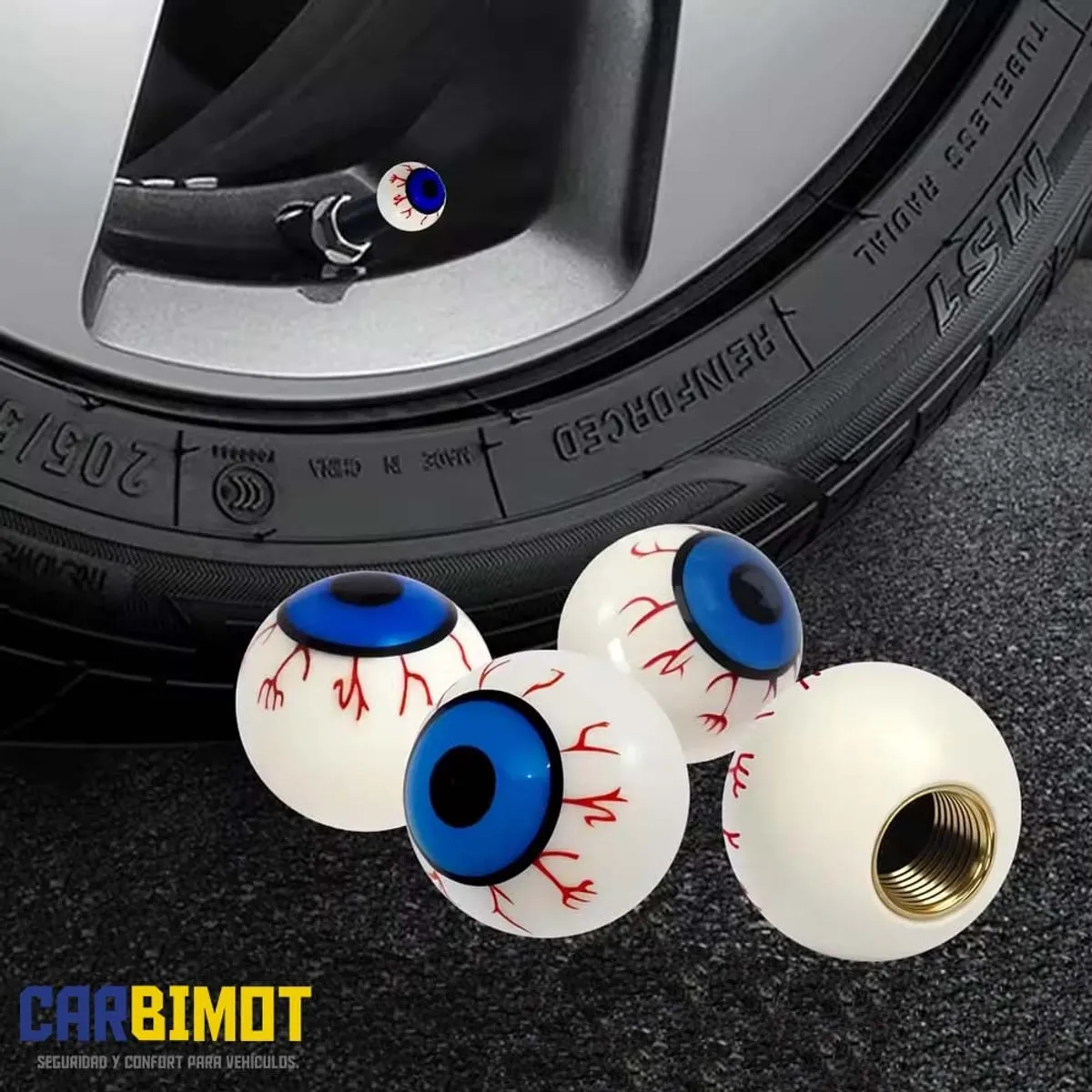 GENERICO - PITONES TAPA PITON DE VALVULA PARA LLANTAS DE VEHICULOS