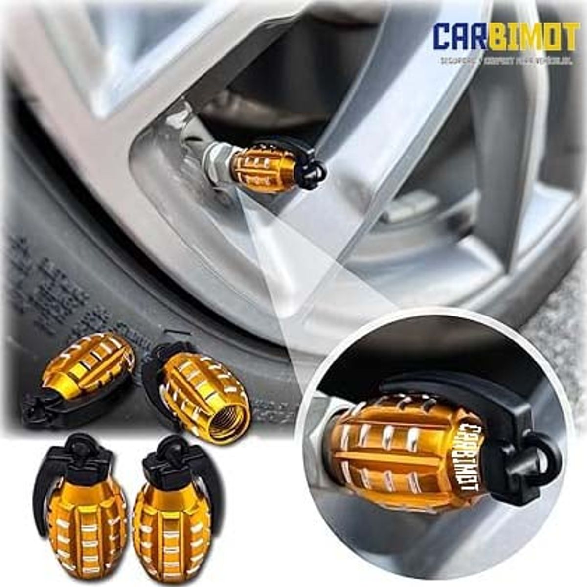 GENERICO - Pitones tapa pitón de valvula para llantas de vehículos