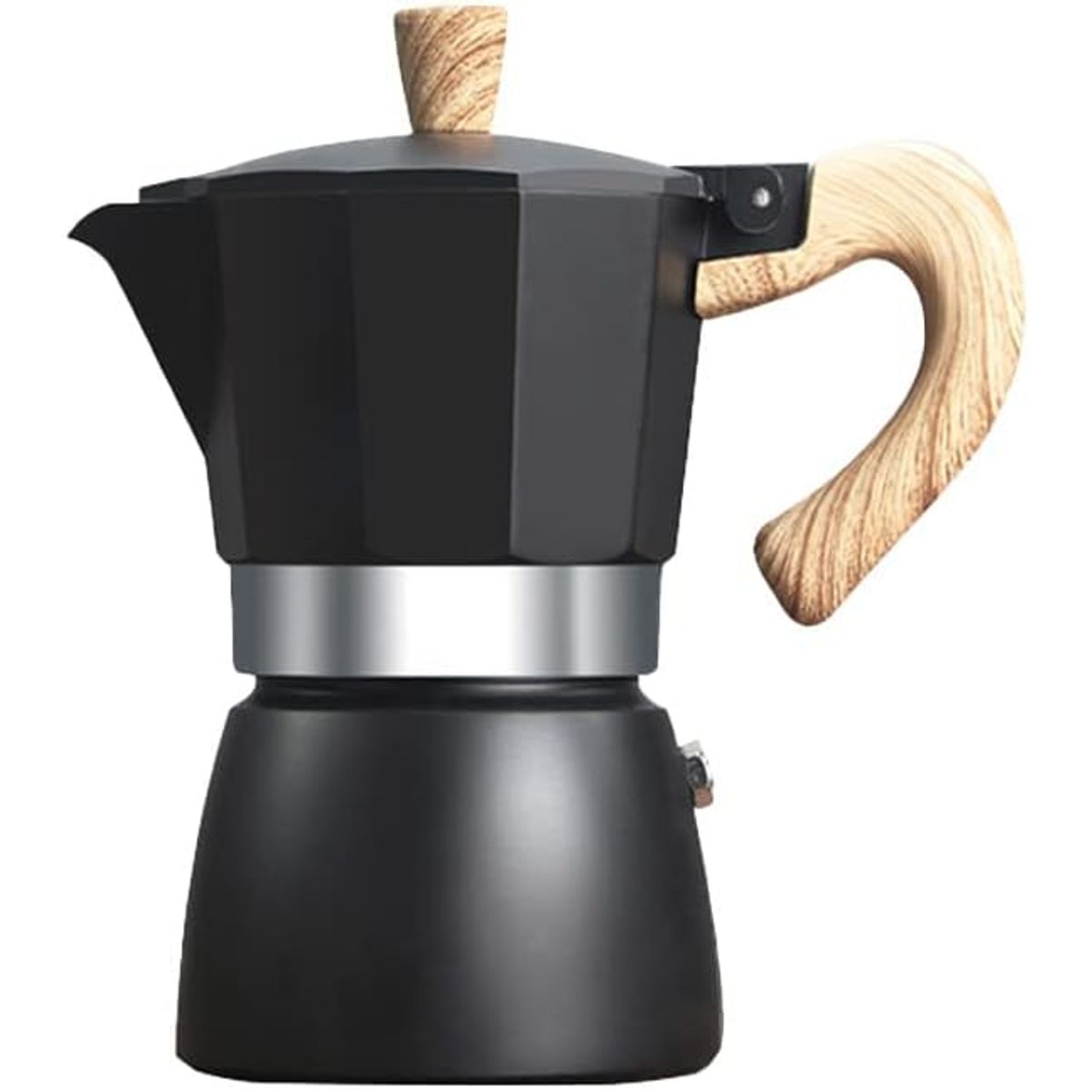 GENERICO - Cafetera moka black  6tz