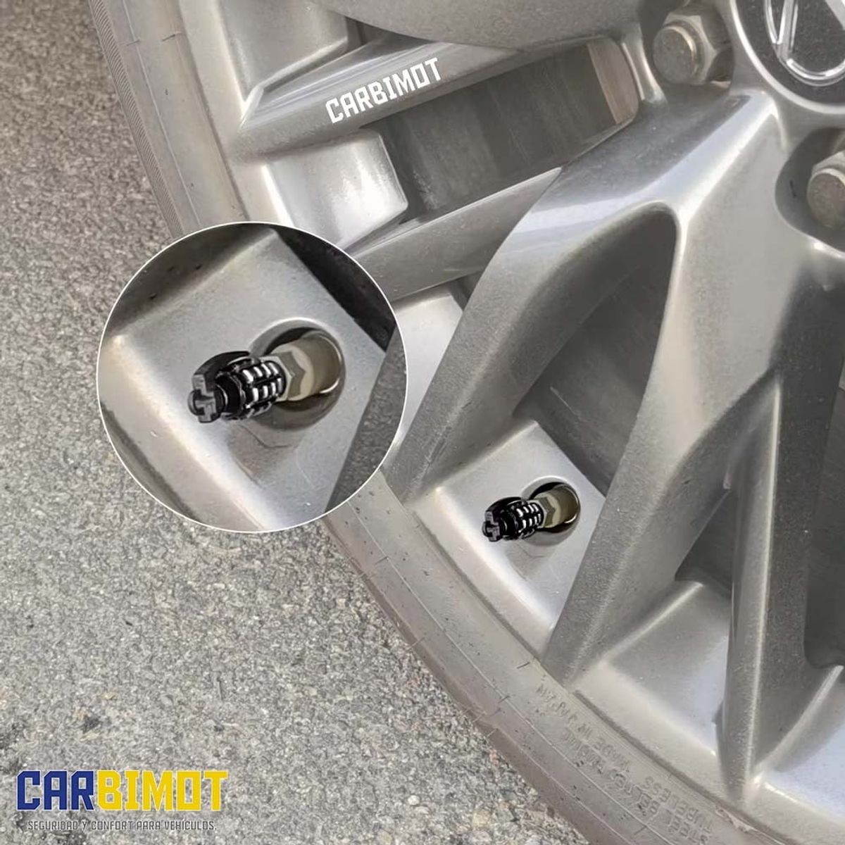 GENERICO - Pitones tapa pitón de valvula para llantas de vehículos