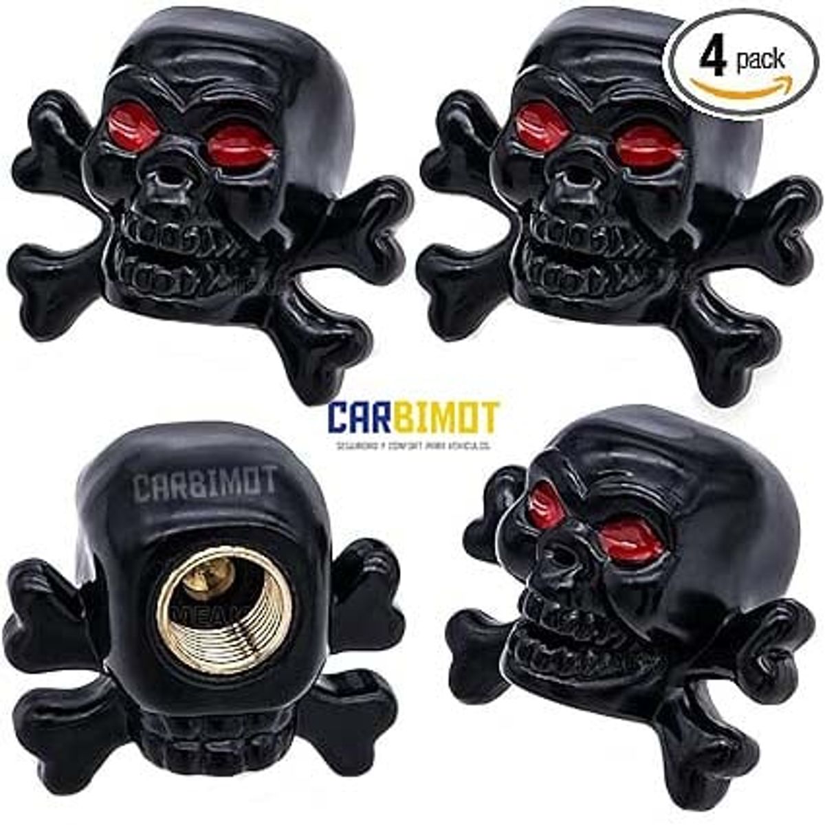 GENERICO - Pitones tapa pitón de valvula para llantas de vehículos