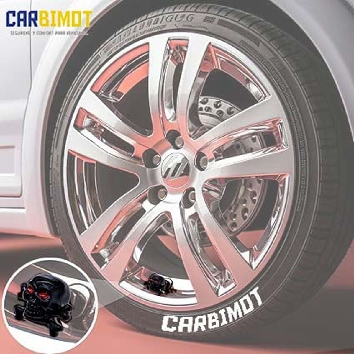 GENERICO - Pitones tapa pitón de valvula para llantas de vehículos