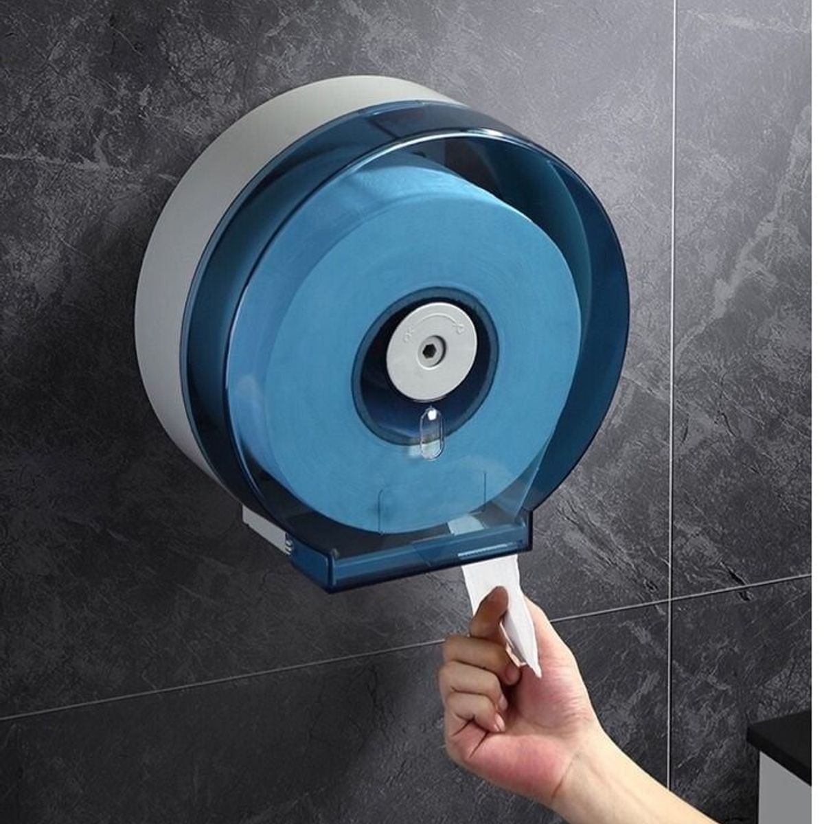 OEM - Dispensador de Papel Higiénico con LLave Color Pavonado