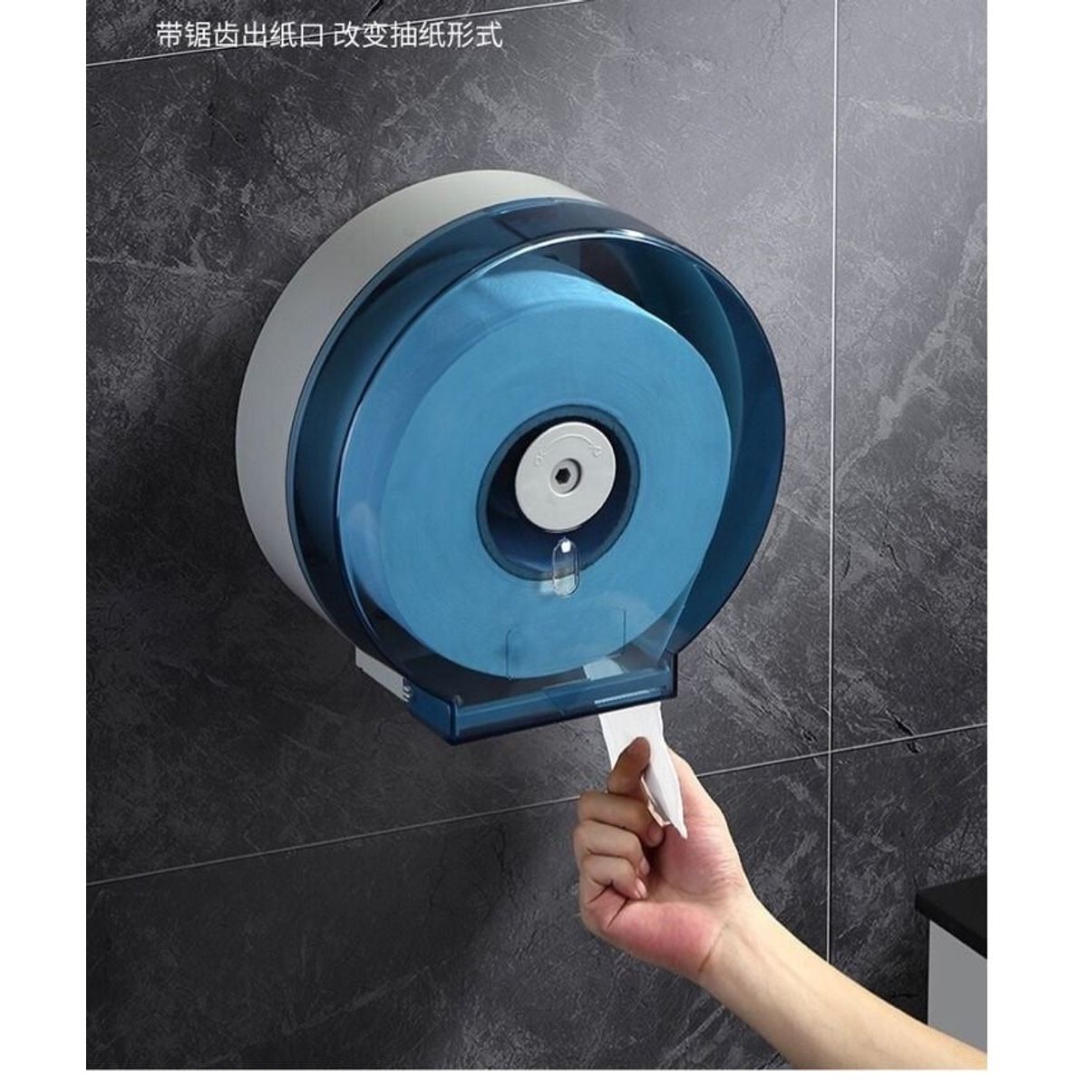 OEM - Dispensador de Papel Higiénico con LLave Color Pavonado