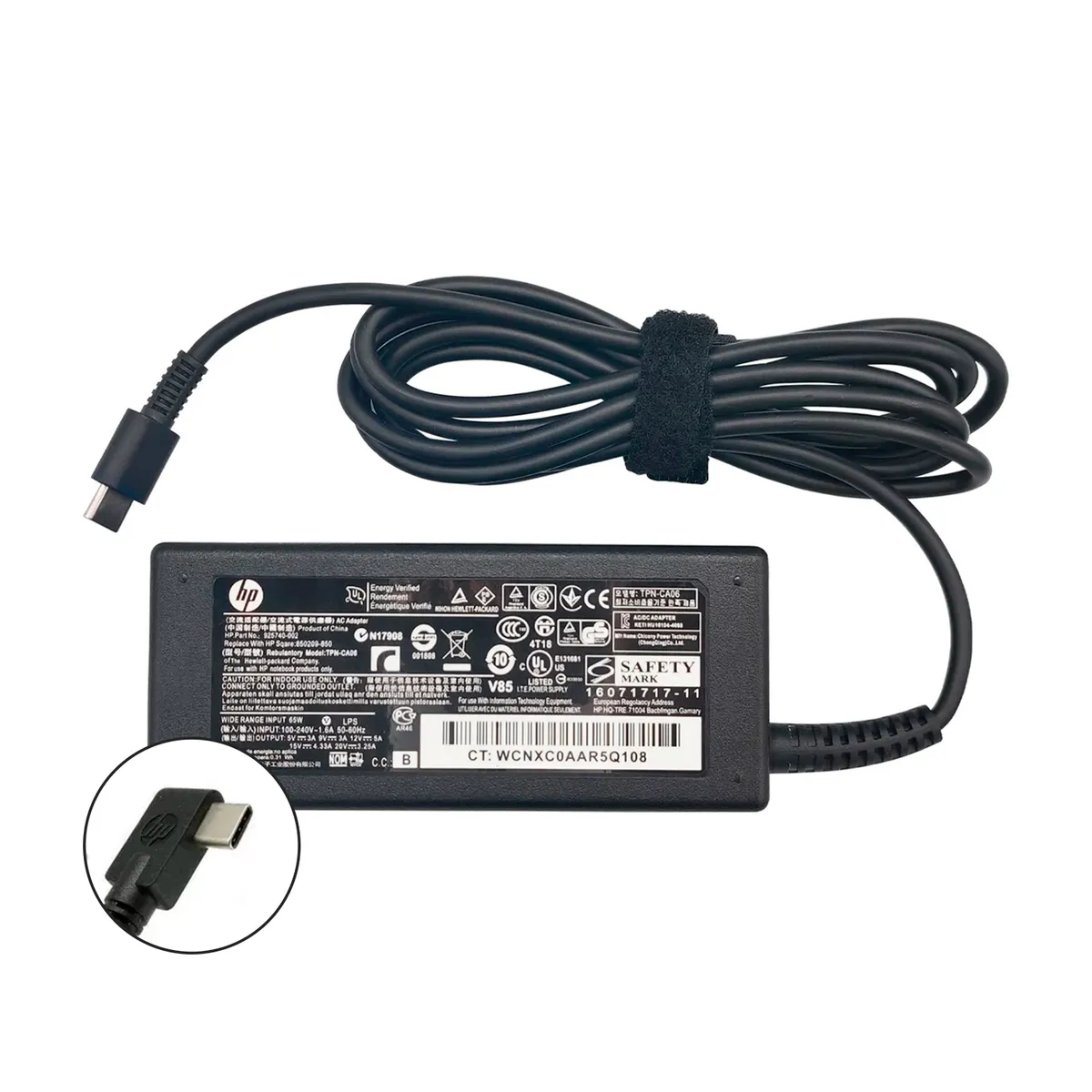 HP - Cargador HP - tipo C  65w  NUEVO ORIGINAL