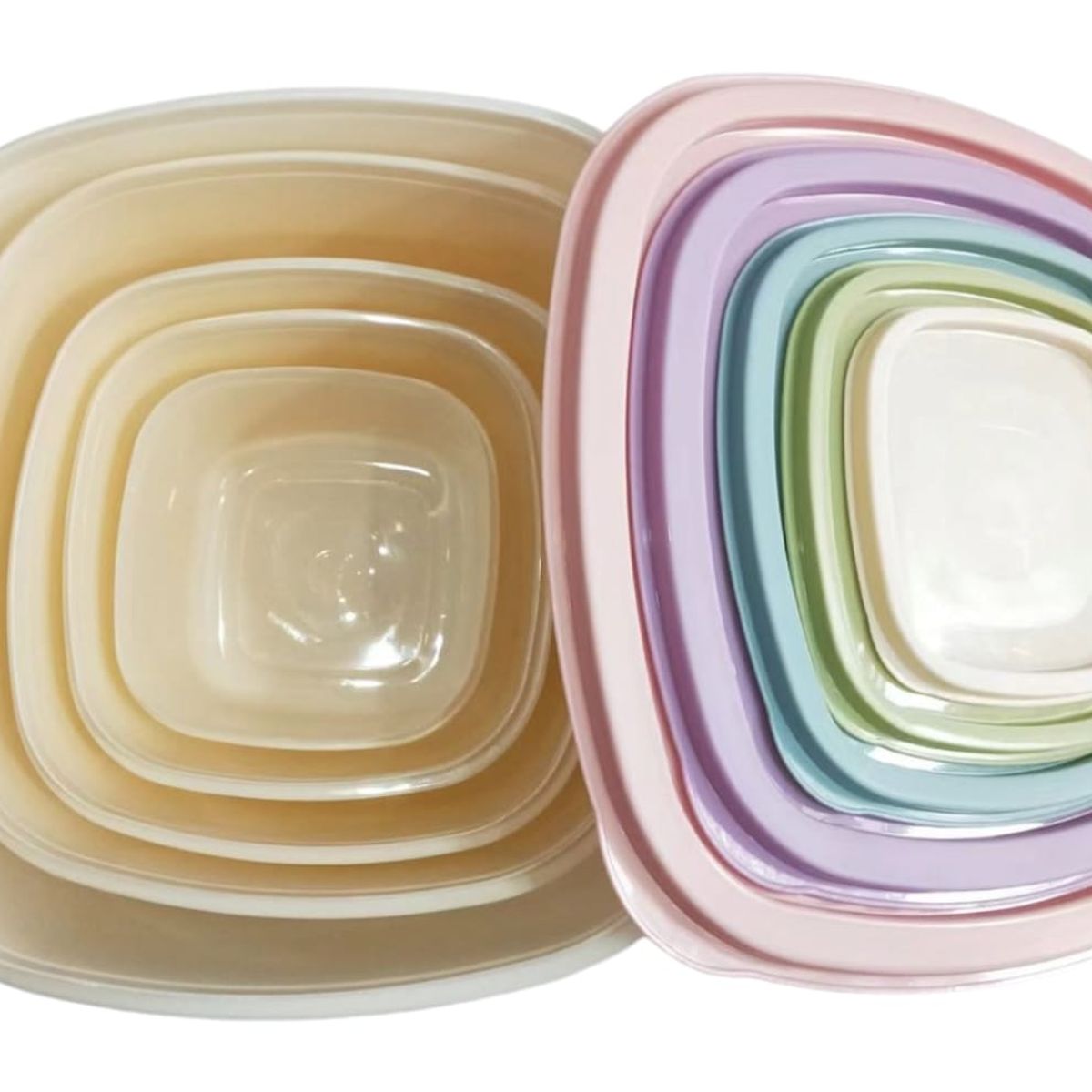 GENERICO - Set  de  5 Táper para Uso de Alimentos