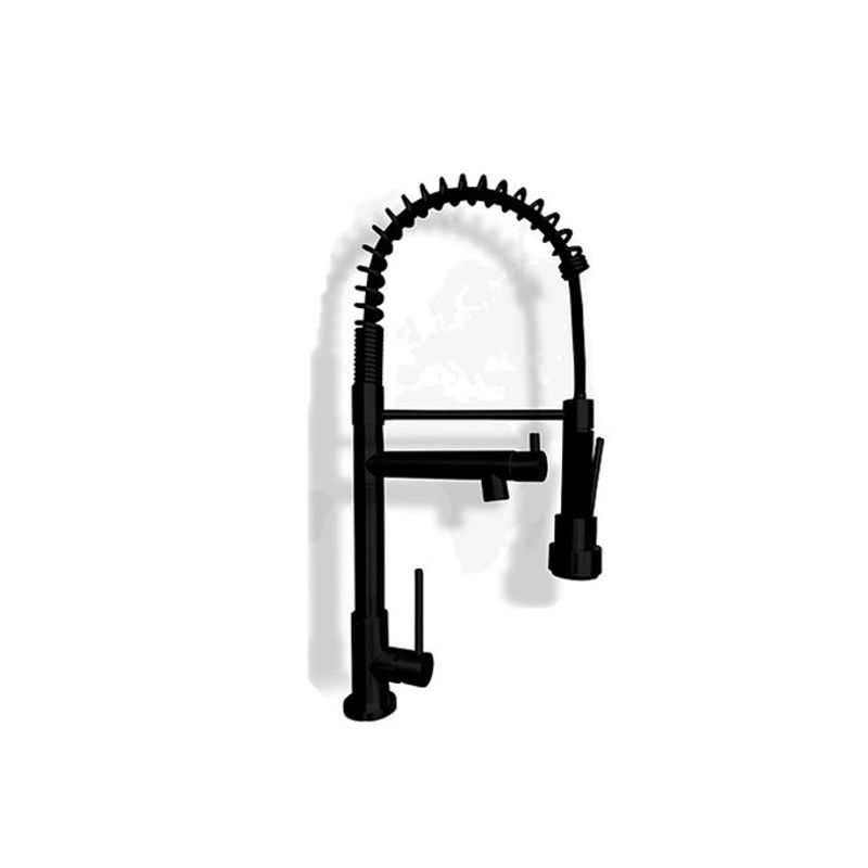 XM - LLAVE DE COCINA AL MUEBLE NEGRO 2 SALIDAS LC304-309801