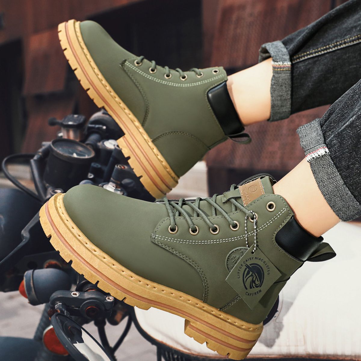 BLWOENS - Bototo Hombre - Verde