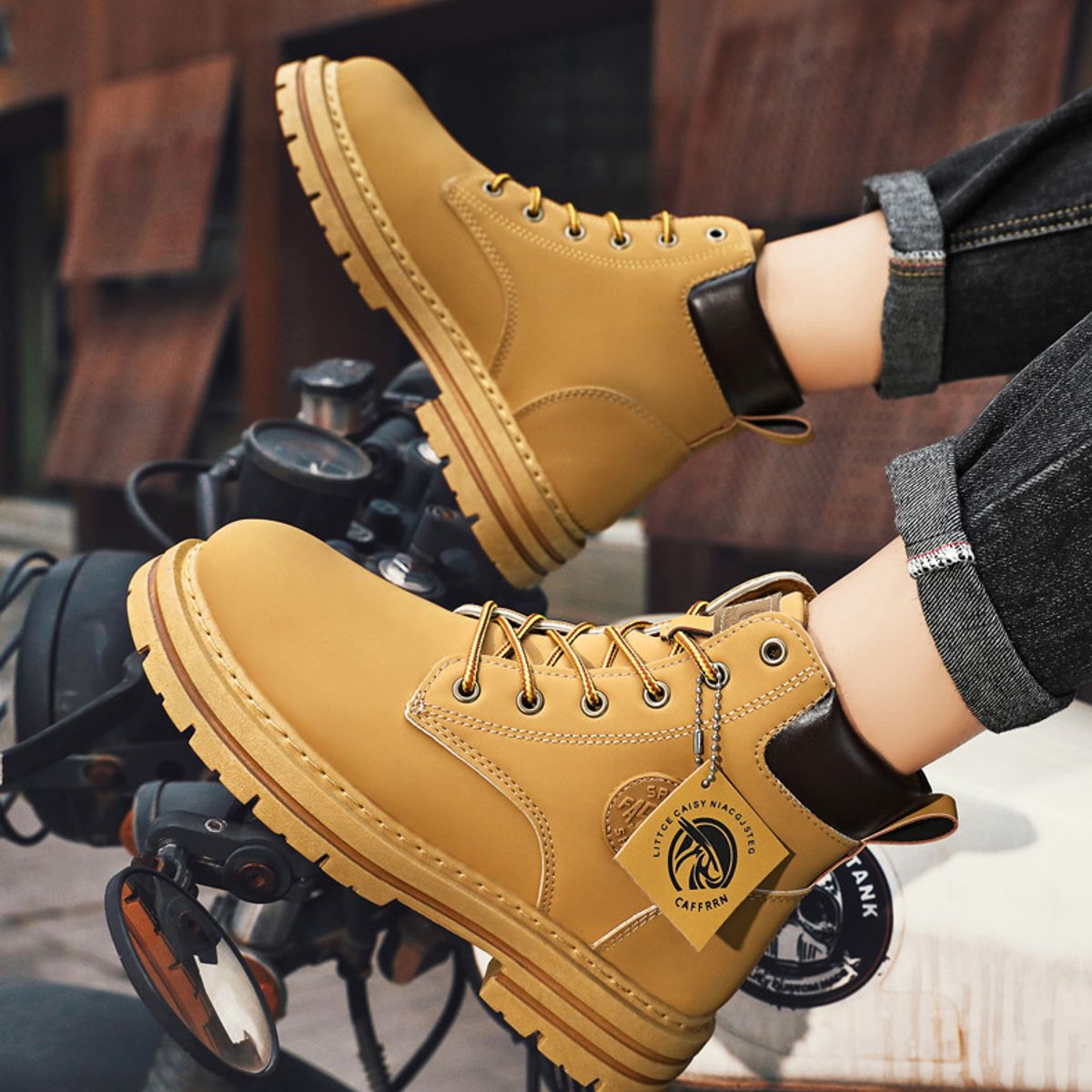 BLWOENS - Bototo Hombre  - Marrón