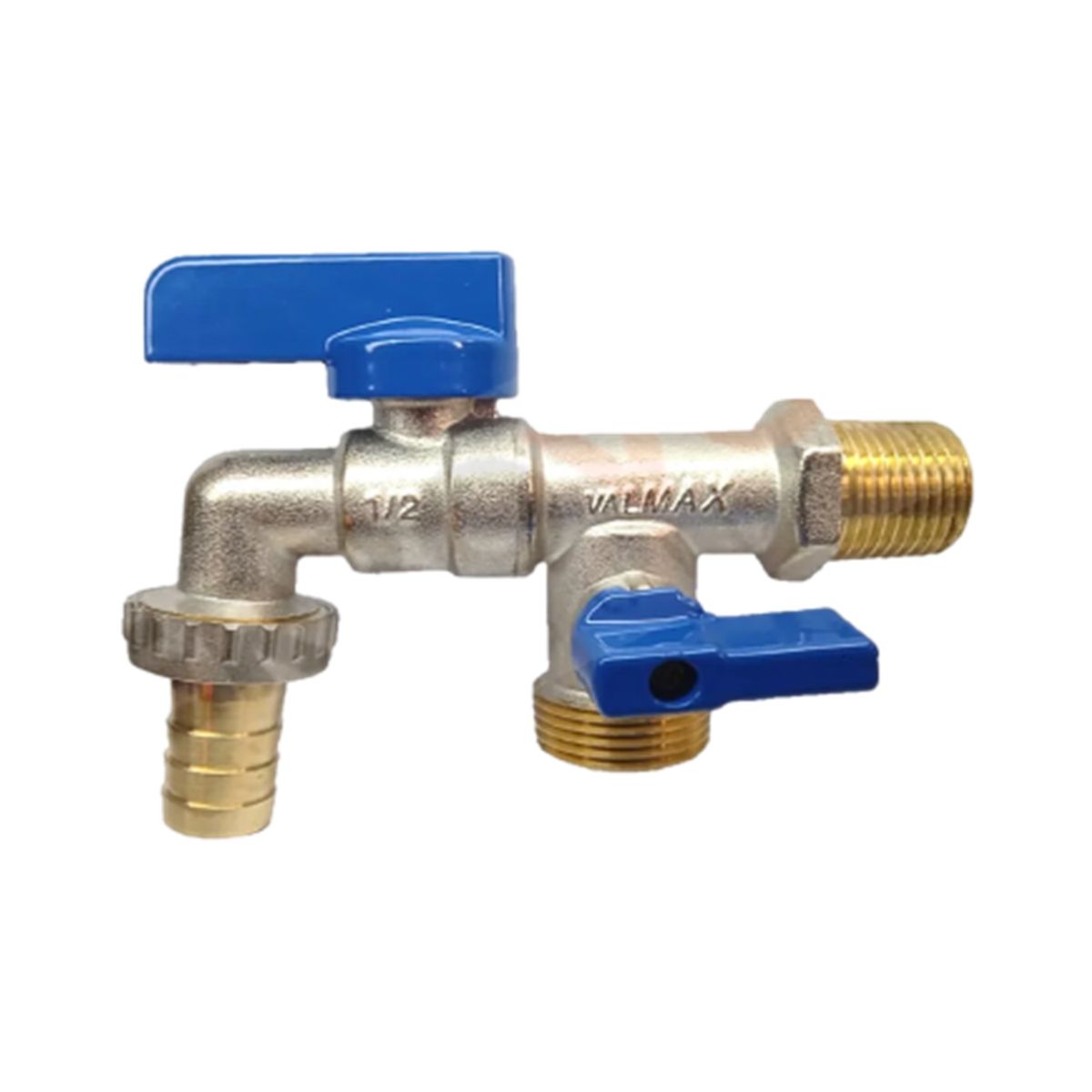 VALMAX - Caño llave para lavanderia doble salida Valmax