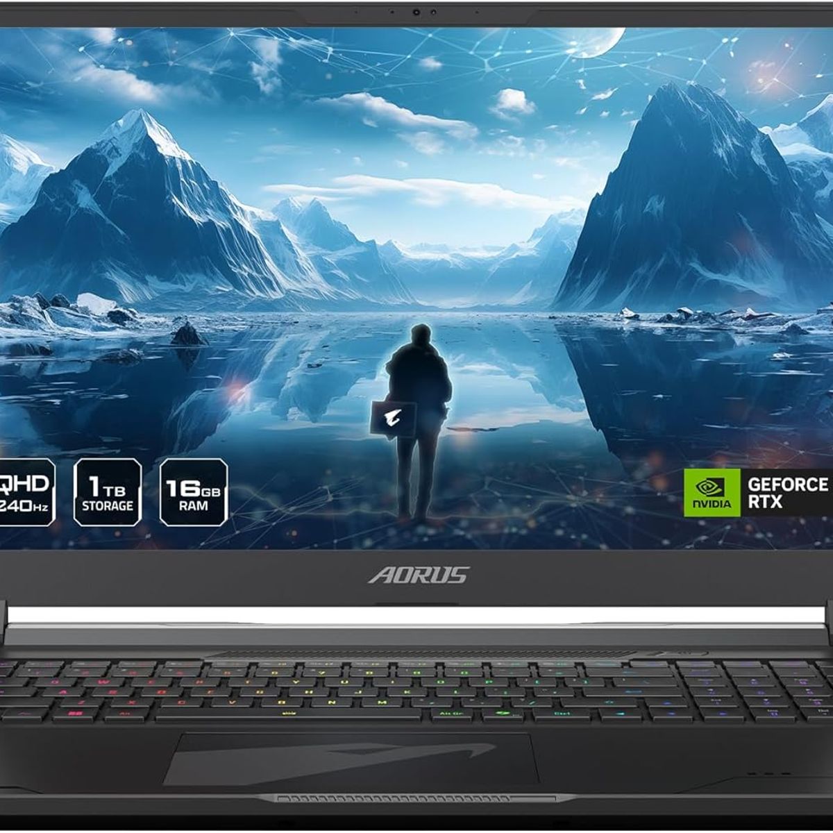 AORUS - Notebook Gamer AORUS 17 I7-13700H 16GB RAM 1TB SSD RTX 4070 8GB 15.6" QHD 240Hz