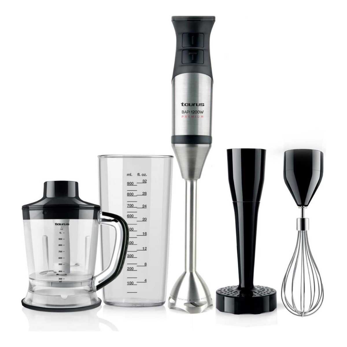 TAURUS - Batidora de Inmersión o de Mano Bapi 1200 Taurus Inoxidable