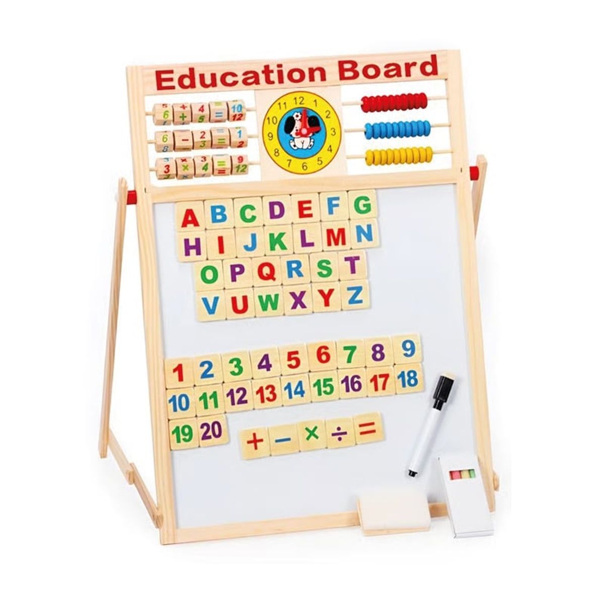 GENERICO - Pizarra Didáctica Multifuncional Para Niños 2en1