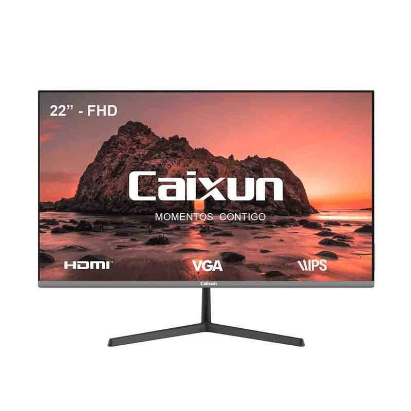 CAIXUN - Monitor Oficina Caixun 22" FHD IPS 100 Hz VGA HDMI Negro C22X3F