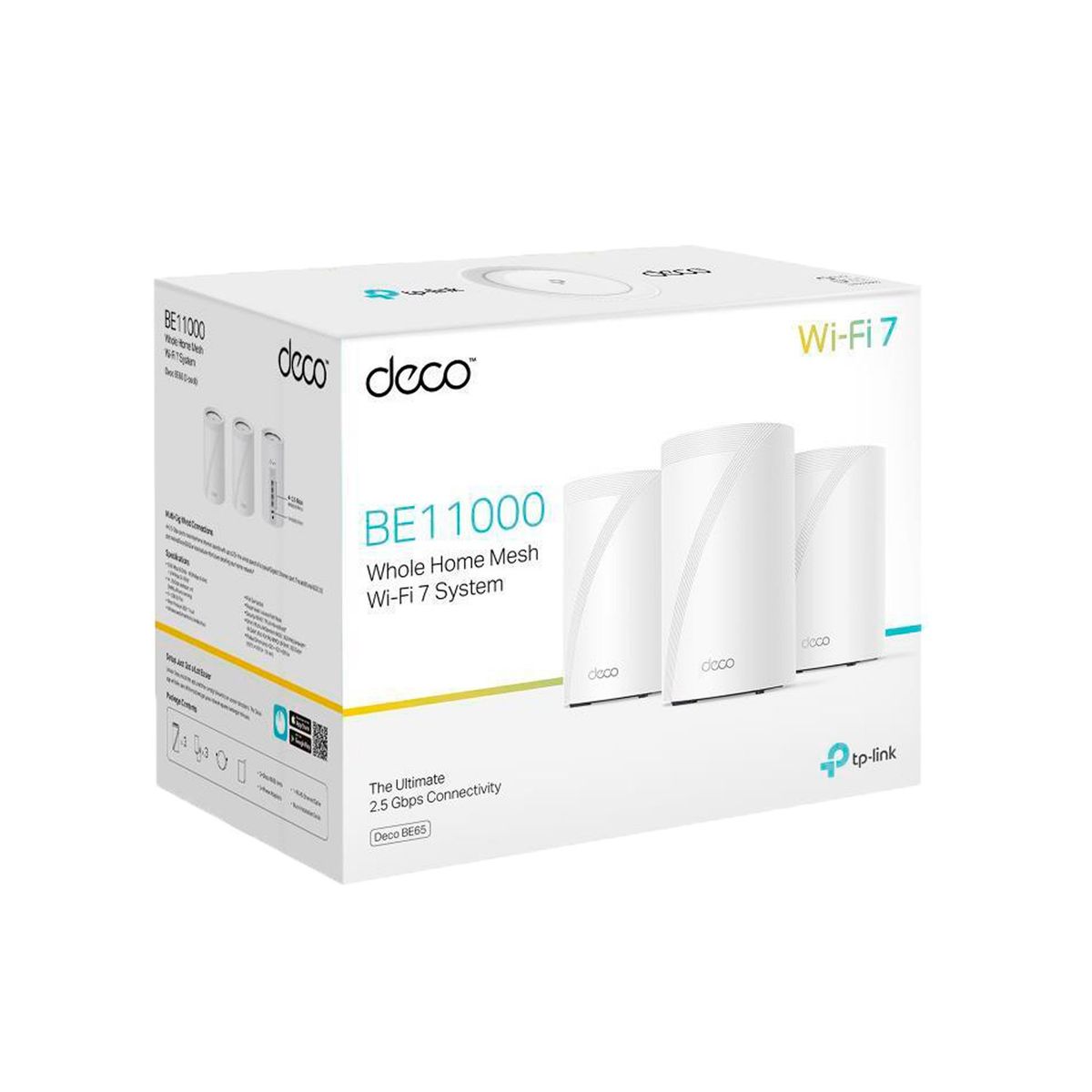 TP LINK - Deco BE65 3 Pack Wifi 7 Sistema Mesh BE11000