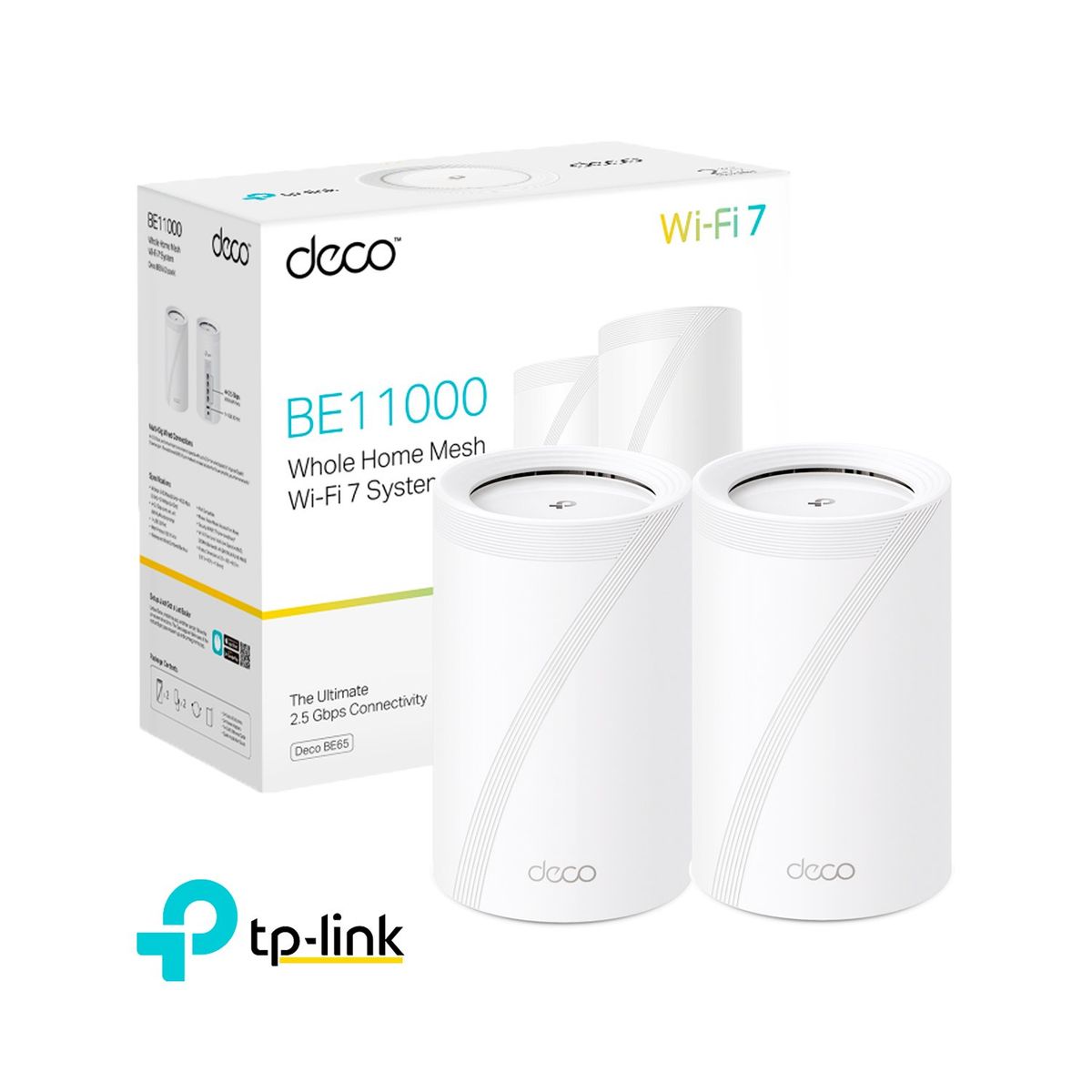 TP LINK - Deco BE65 2 Pack Wifi 7 Sistema Mesh BE11000