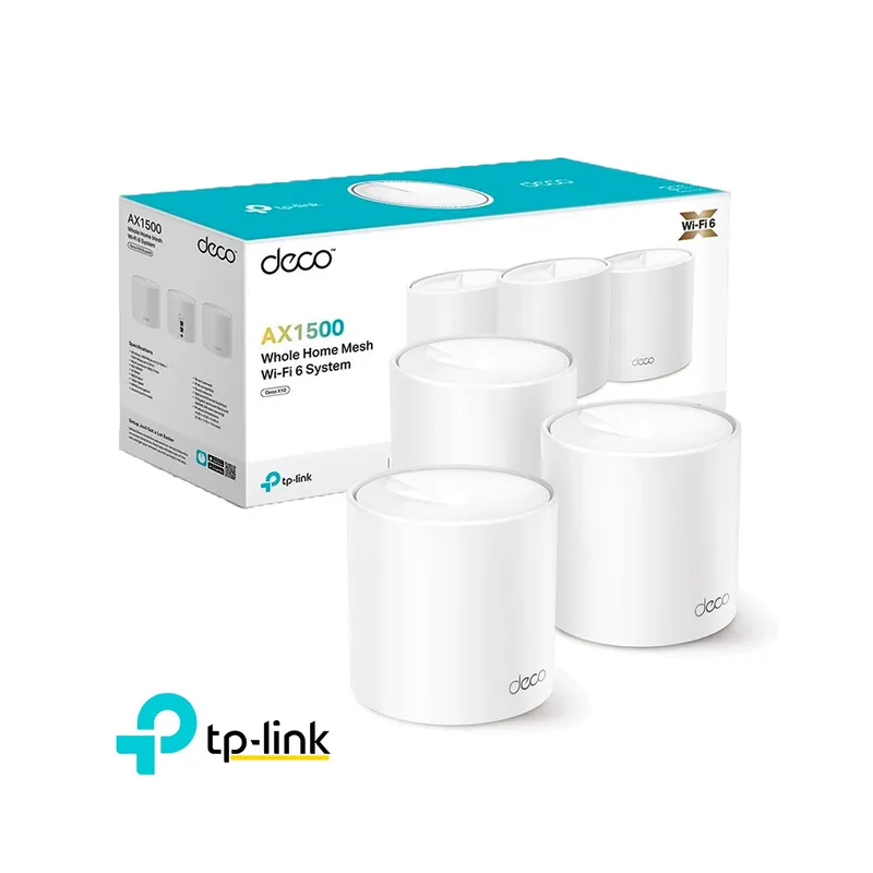 TP LINK - Deco X10 3 Pack Wifi 6 Sistema Mesh AX1500
