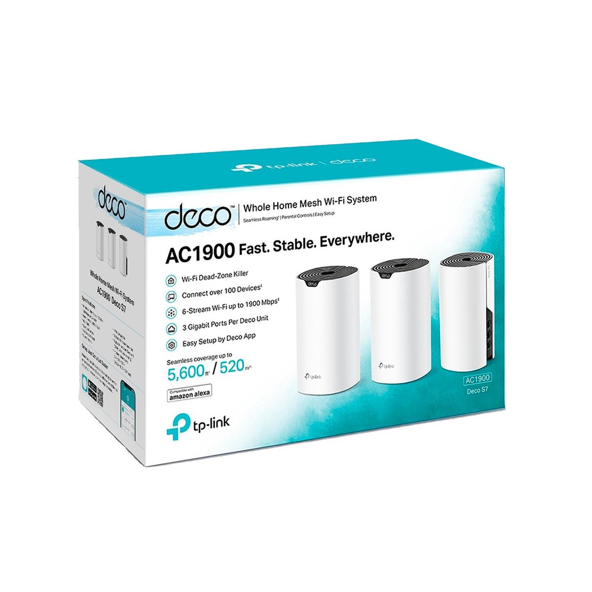 TP LINK - Deco S7 3 Pack Wifi 5 Sistema Mesh AC1900