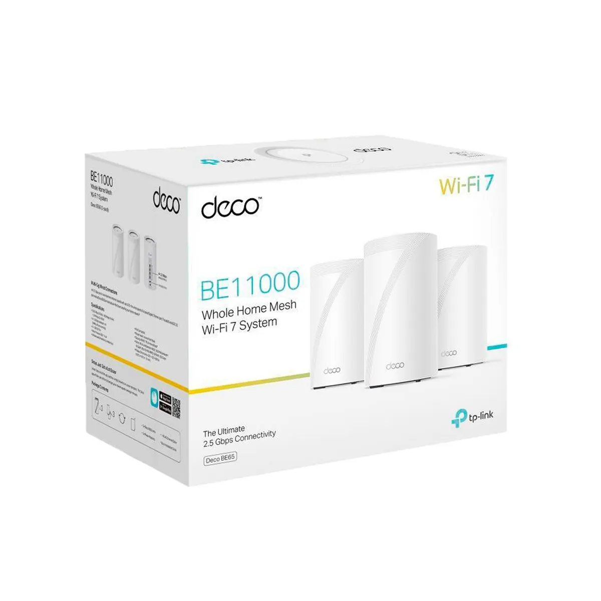 TP LINK - Deco BE65 3 Pack Tp-Link Mesh Sistema Wifi 7 BE11000