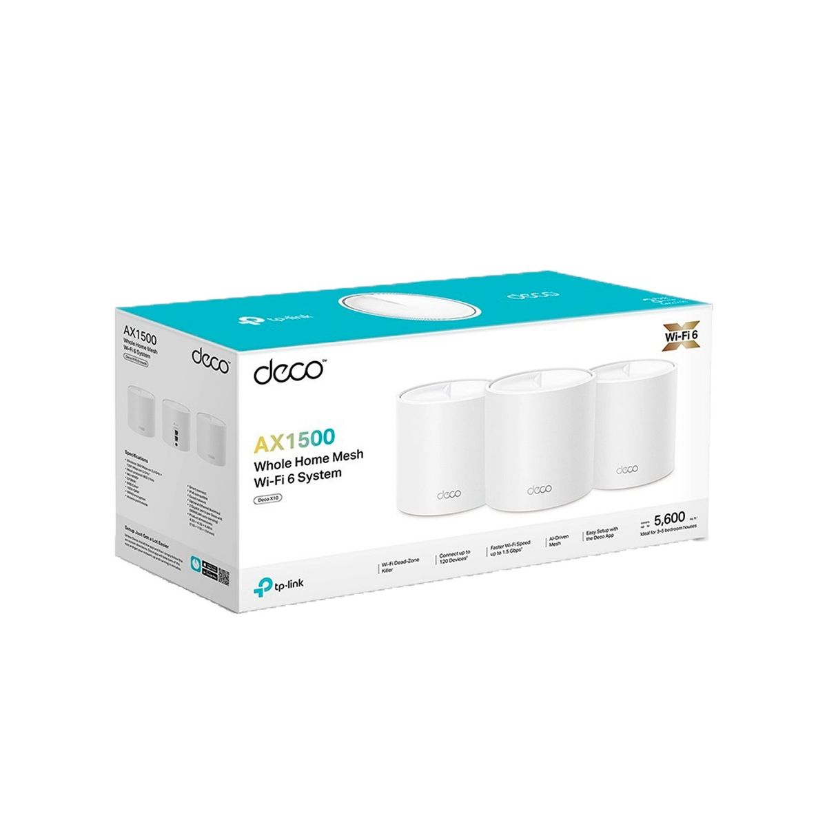 TP LINK - Deco X10 3 Pack Tp-Link Mesh Sistema Wifi 6 AX1500