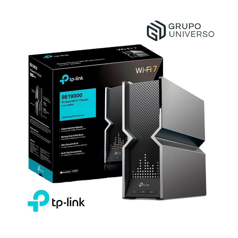 TP LINK - Archer BE800 Tp-Link Wi-Fi 7 Router Tri-Band BE19000