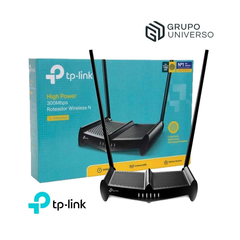 TP LINK - TL-WR841HP Tp-Link Wi-Fi 4 Router N300 Mbps