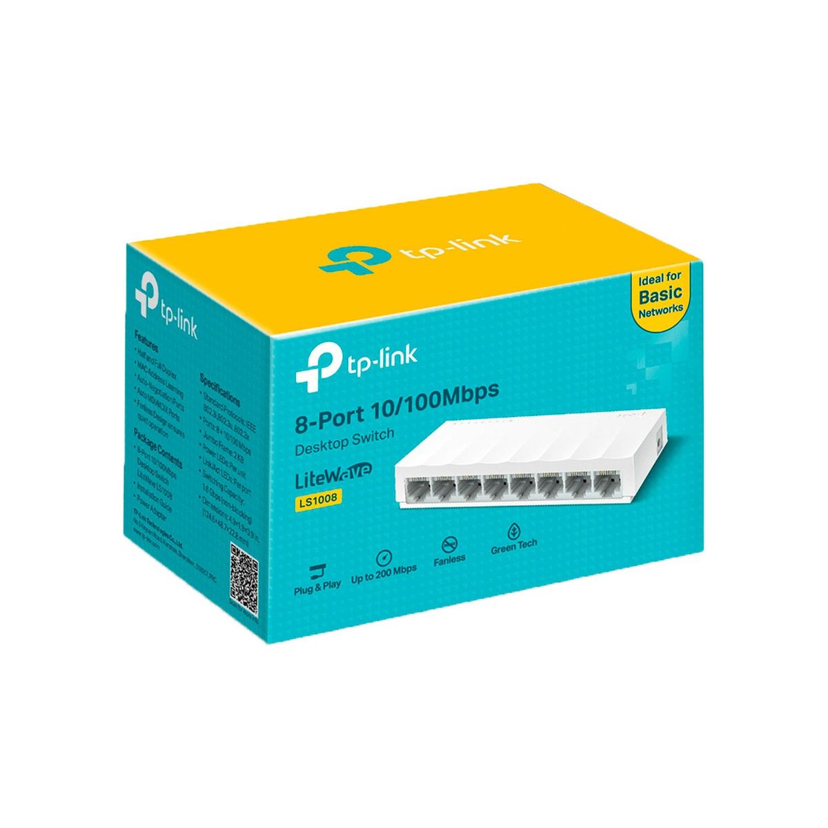 TP LINK - LS1008 Tp-Link Switch de 8 Puertos 10 100Mbps